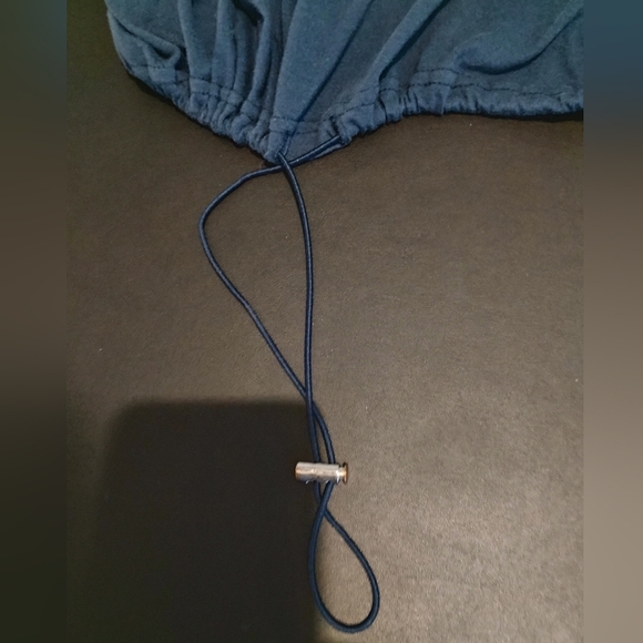 Navy Tank Top with Butterfly and Daisy Print - Picture 7 of 7